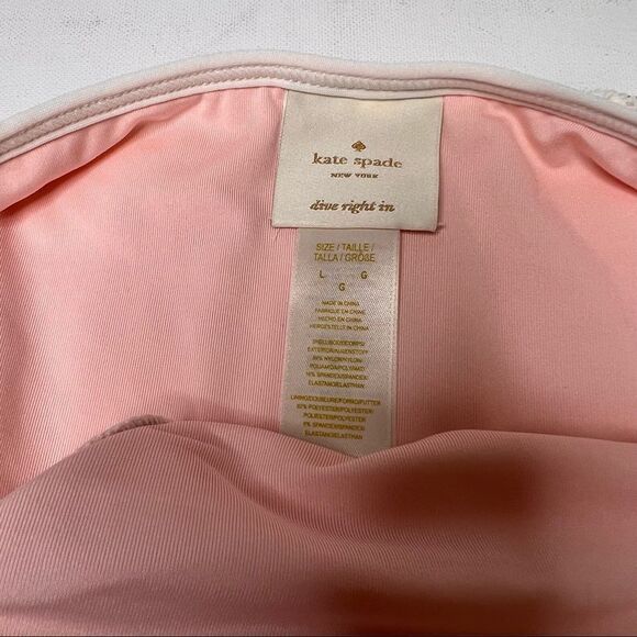 Kate Spade Lace Ruffled Bikini Bottom NWT L - Picture 6 of 6